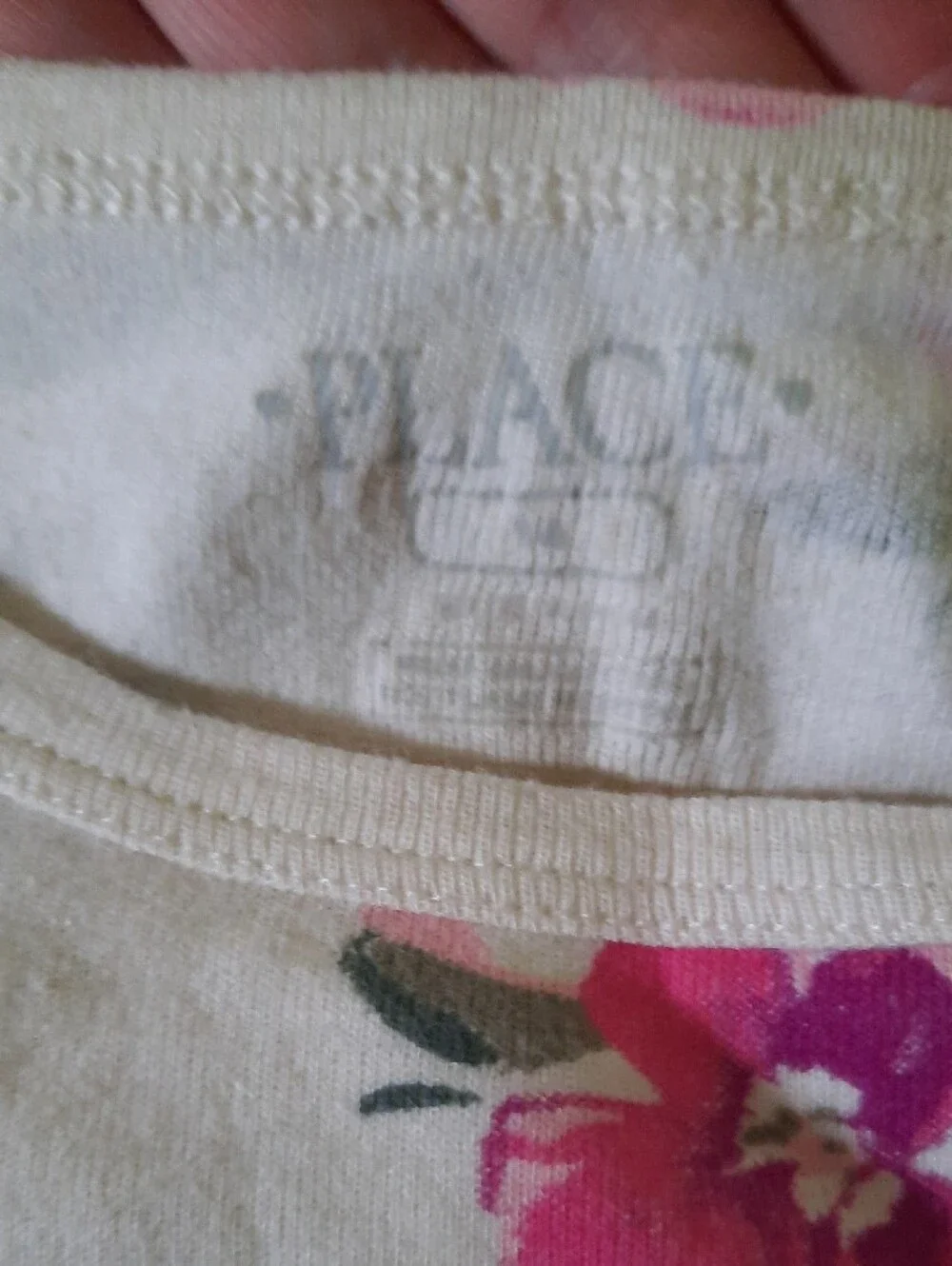 14 The Children's Place White Floral Pajama Set Sleeping Beauty Girls Pjs